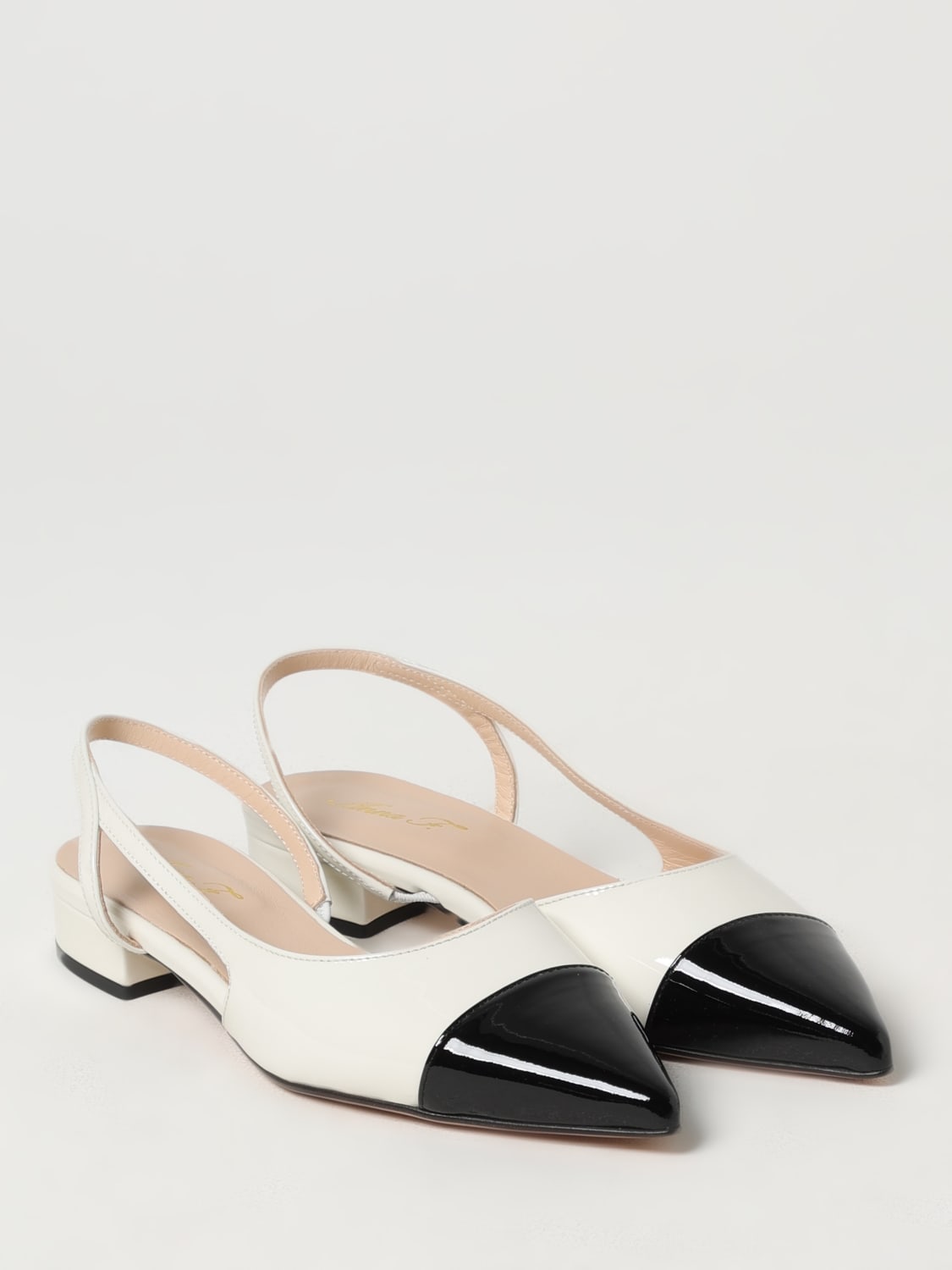 ANNA F. BALLERINE: Ballerina Anna F. in pelle verniciata , Bianco - Img 2