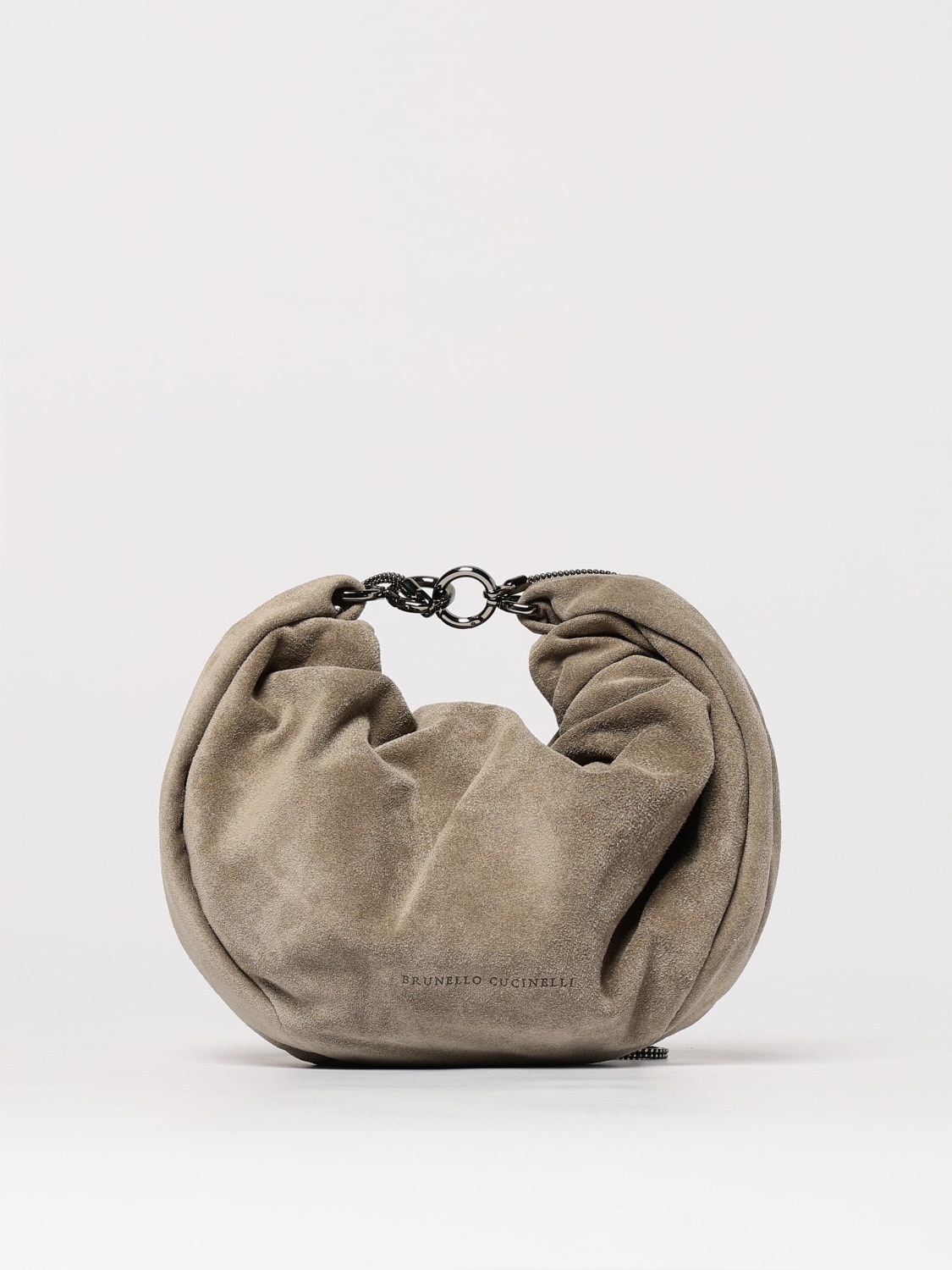 BRUNELLO CUCINELLI SAC BANDOULIÈRE: Sac porté épaule femme Brunello Cucinelli, Beige - Img 1