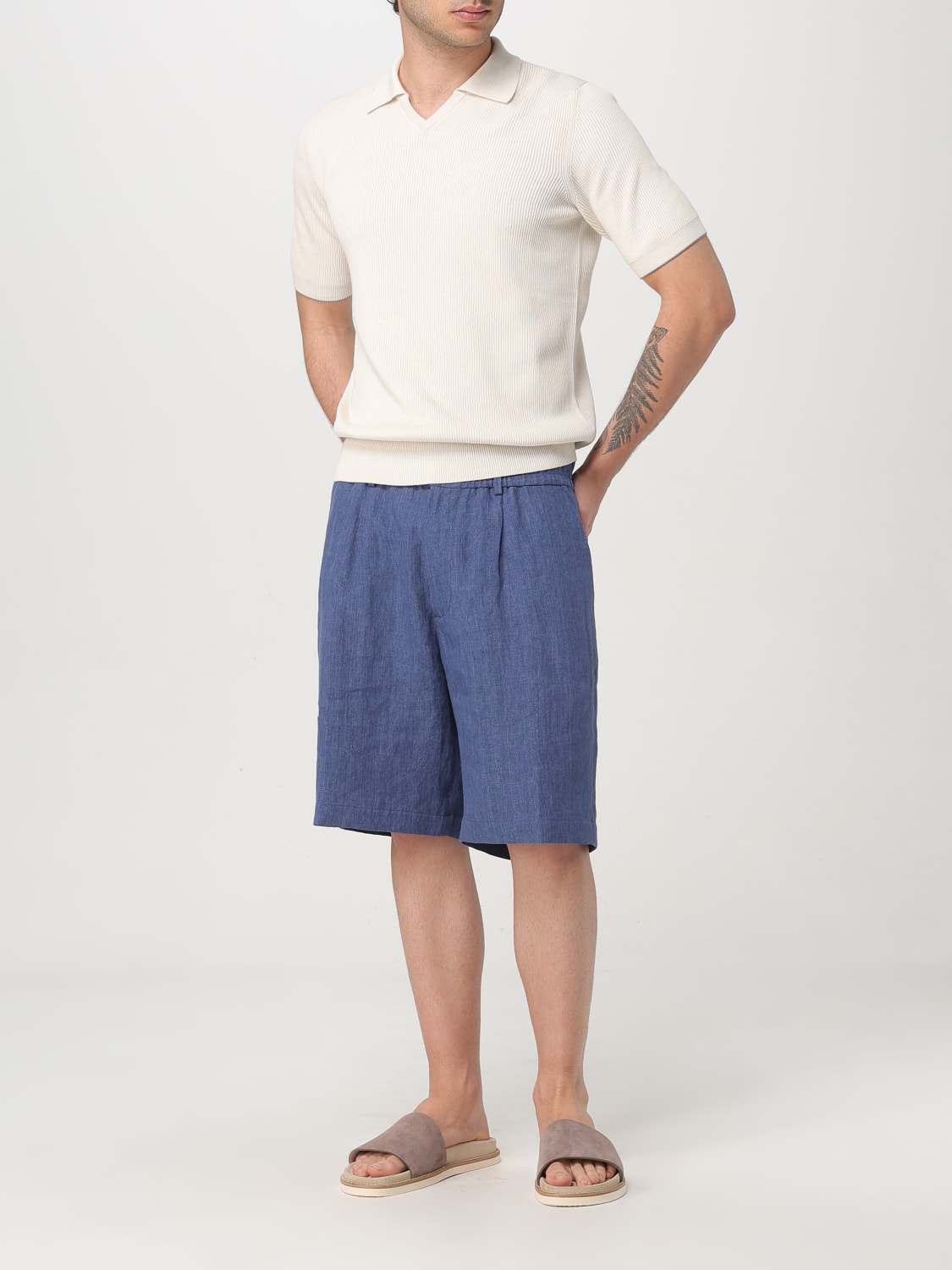 BRUNELLO CUCINELLI POLO SHIRT: Sweater men Brunello Cucinelli, White - Img 2