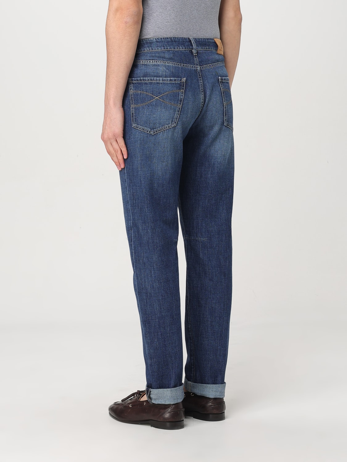 BRUNELLO CUCINELLI JEANS: Jeans Brunello Cucinelli in denim , Denim - Img 3