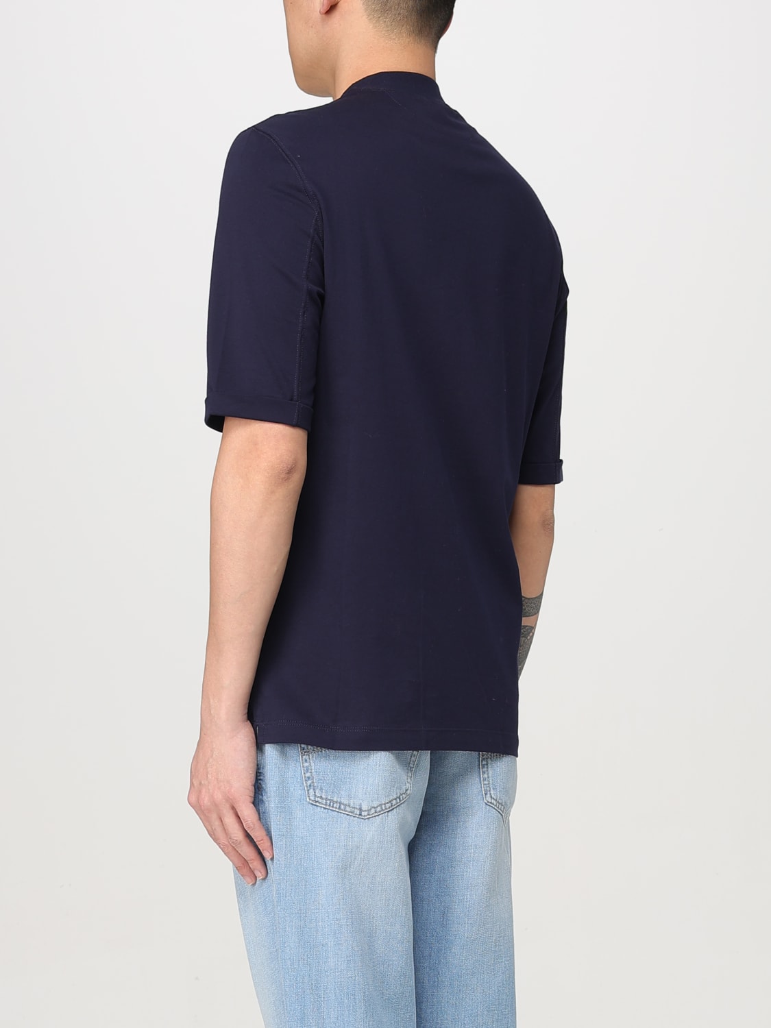 Tシャツ・カットソー BRUNELLO CUCINELLI Men T-shirt Blue M0B131396 C6134 BRUNELLO CUCINELLI: T-shirt men - Blue | Brunello Cucinelli