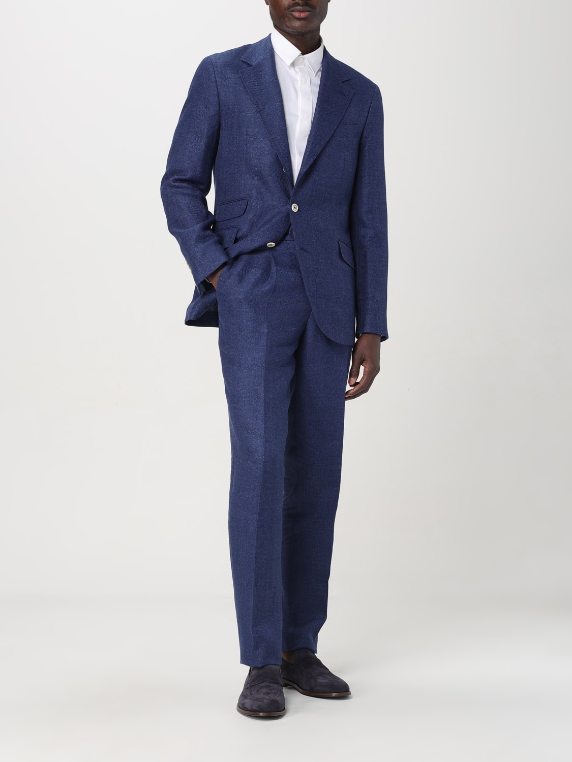 BRUNELLO CUCINELLI: Suit men - Blue | Brunello Cucinelli suit