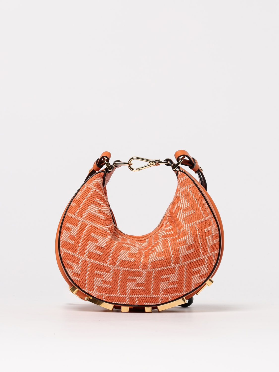 ショルダーバッグ・ポシェット FENDI Women Shoulder Bags 8BS081 AUSZ 1 BLUE Fendigraphy Mini Fabric Blue | Fendi