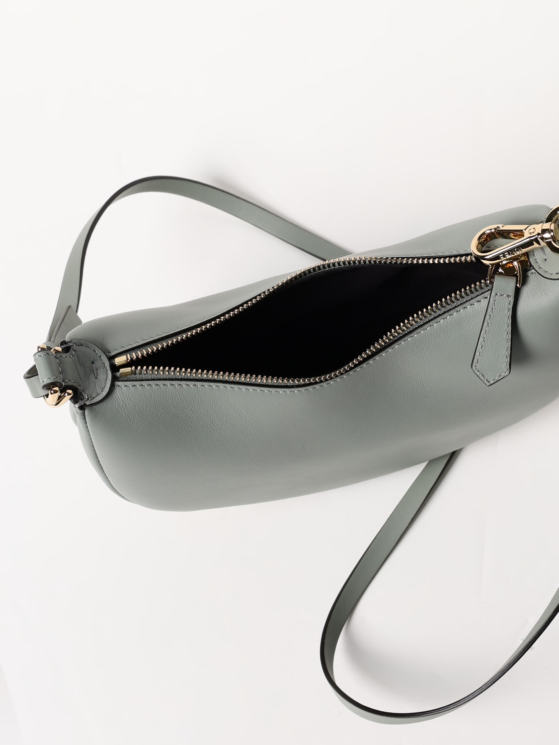 FENDI: Shoulder bag woman - Sky Blue | Fendi mini bag 8BS081