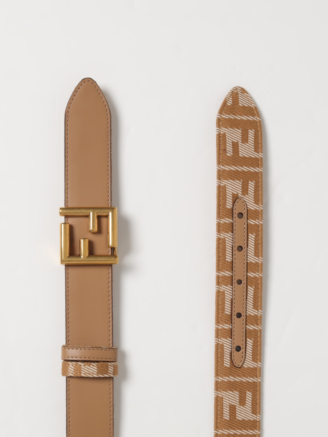 ベルト FENDI Woman Belt Beige 8C0686 AUNM F1SNJ FENDI: Belt woman - Beige | Fendi belt 8C0686 AUNM online at