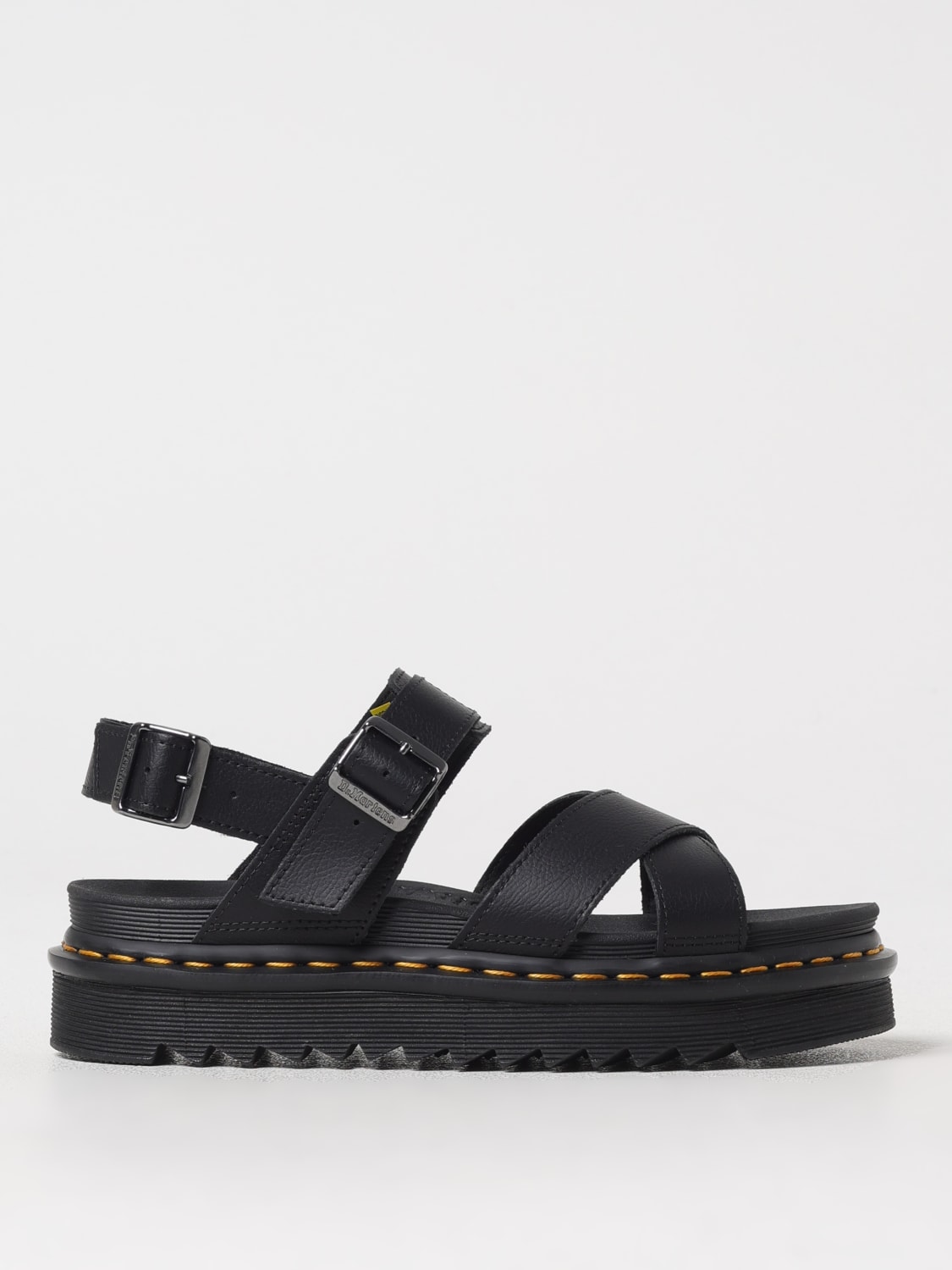 DR. MARTENS HEELED SANDAL: Shoes woman Dr. Martens, Black - Img 1