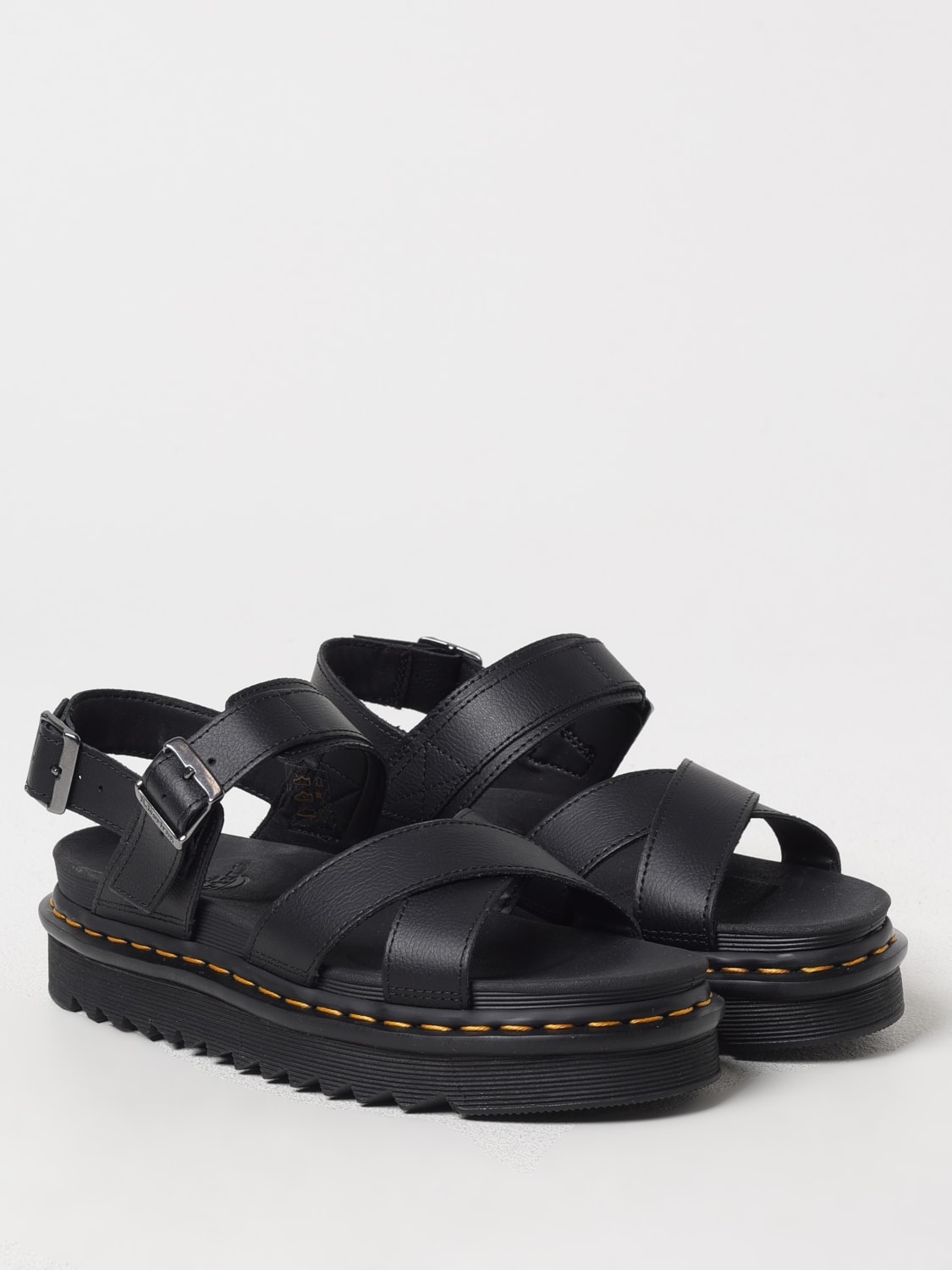 DR. MARTENS HEELED SANDAL: Shoes woman Dr. Martens, Black - Img 2