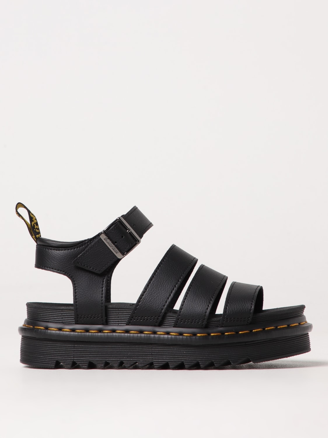 DR. MARTENS HEELED SANDAL: Shoes woman Dr. Martens, Black - Img 1