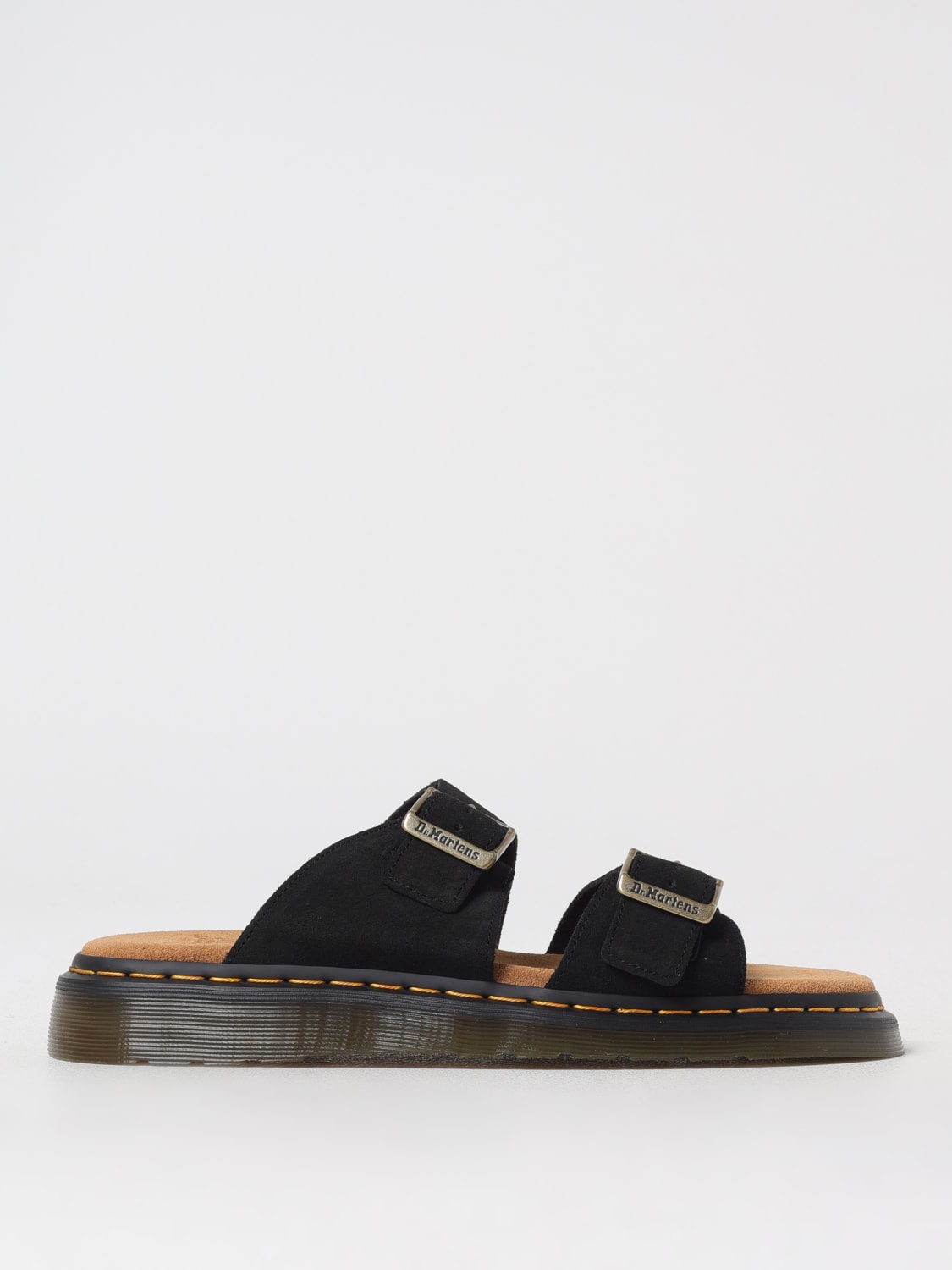 DR. MARTENS SANDALI: Sandalo Dr. Martens in camoscio , Nero - Img 1