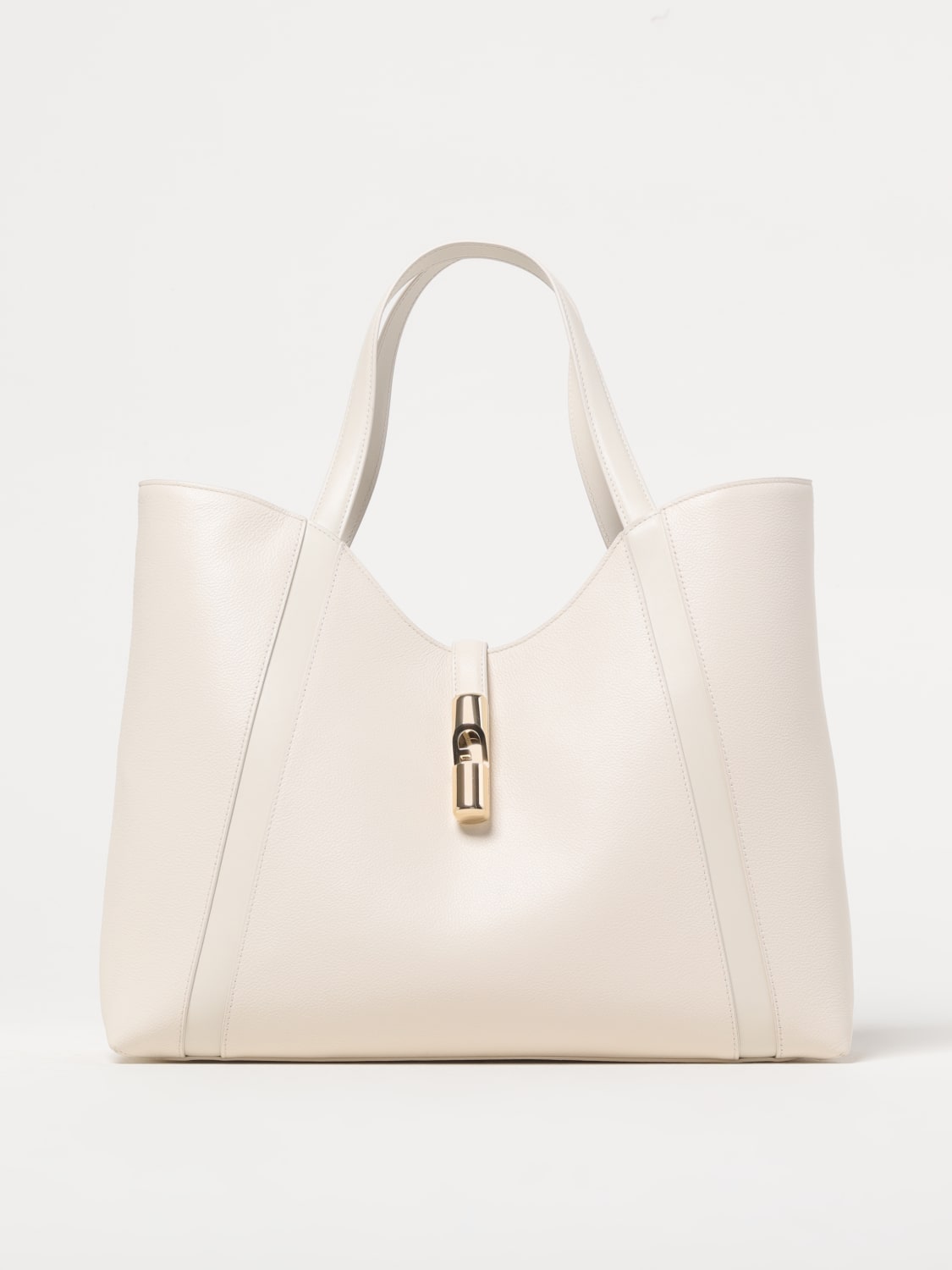 トートバッグ FURLA Woman Tote bags Cream WB01498BX3353 VAN00 FURLA: Shoulder bag woman - Yellow Cream | Furla tote bags