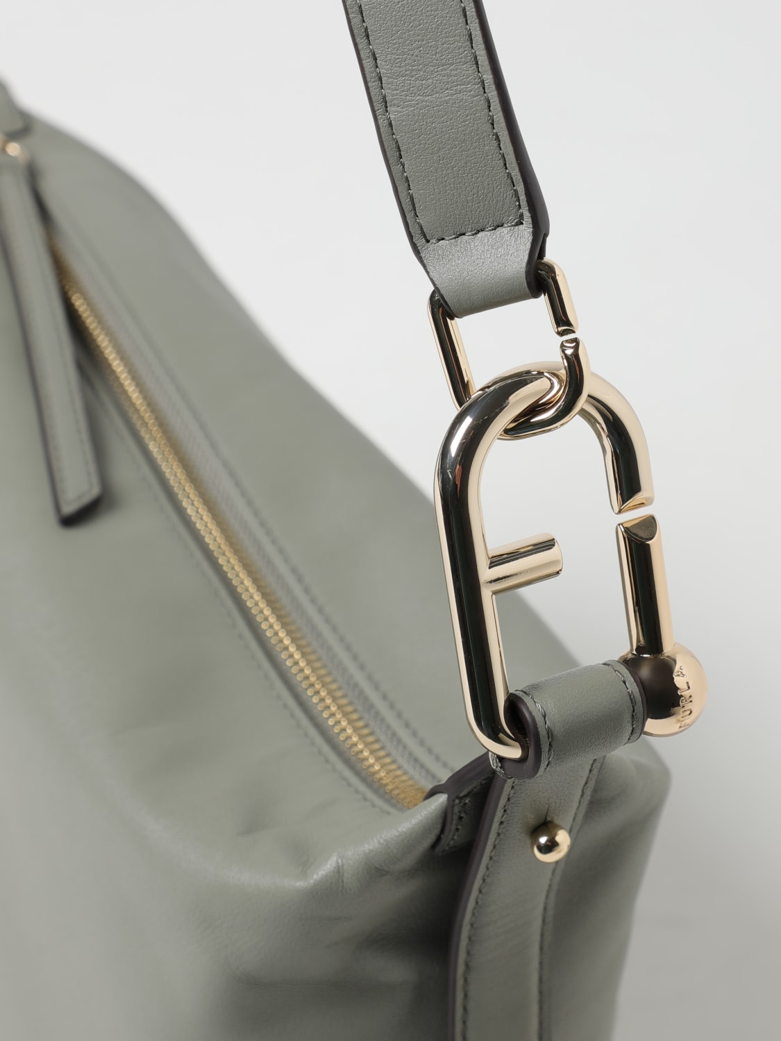 FURLA BANDOLERA: Bolso de hombro mujer Furla, Verde - Img 3