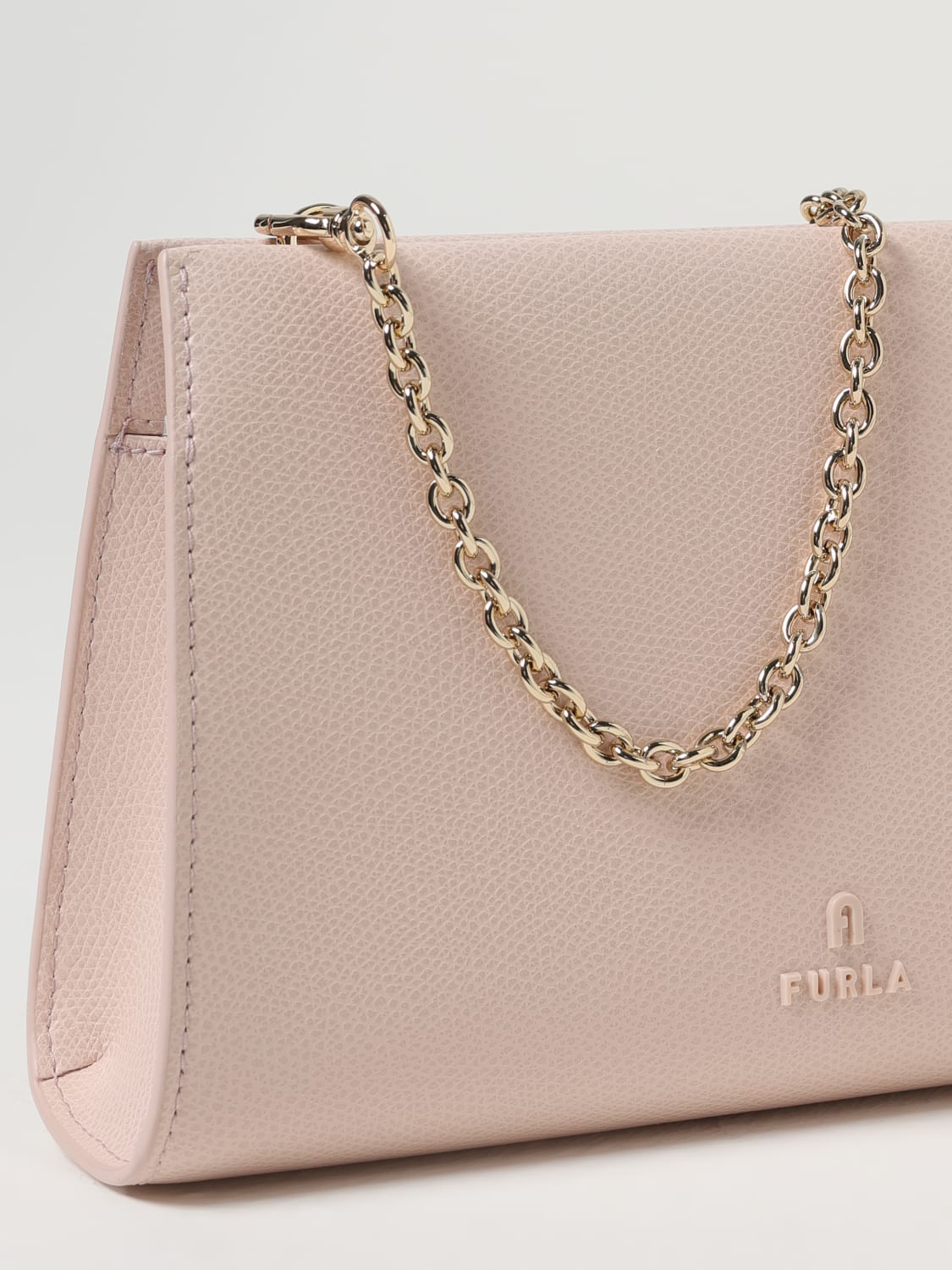 FURLA MINI BAG: Shoulder bag woman Furla, Pink - Img 3