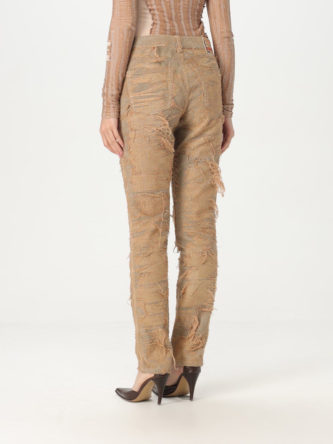 ボトムスその他 DIESEL Women Pants A18165007AZ33S Beige DIESEL: Jeans woman - Beige | Diesel jeans A18165007AZ