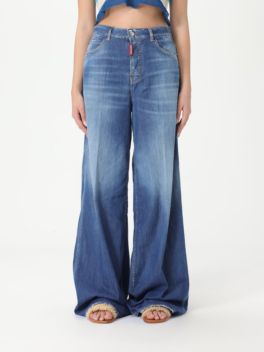 デニム・ジーパン DSQUARED2 Woman Jeans Denim S73LA0299 S30341 470 DSQUARED2: Jeans woman - Denim | Dsquared2 jeans S73LA0299