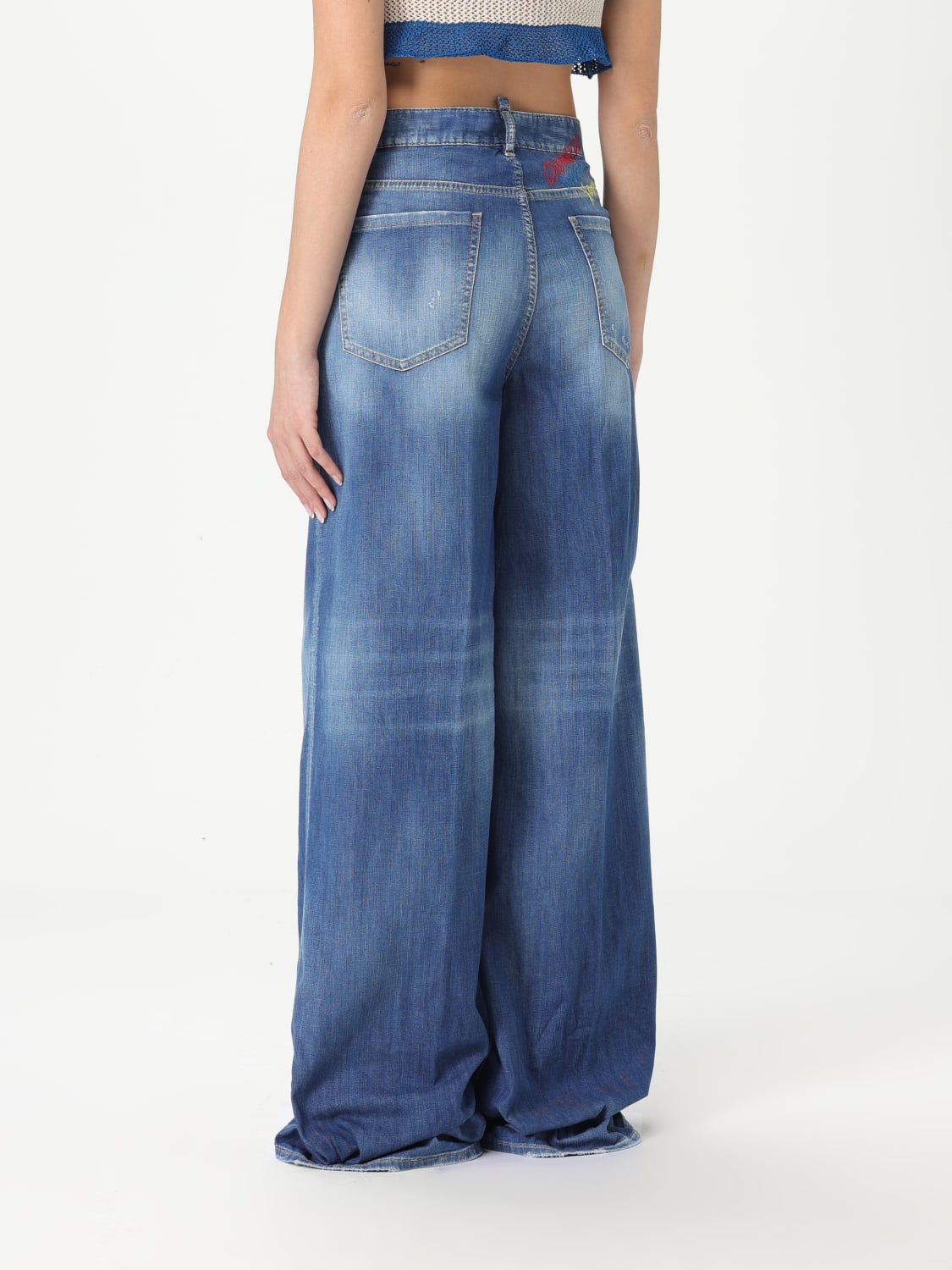 デニム・ジーパン DSQUARED2 Woman Jeans Blue S73LA0299S30341 470 DSQUARED2: Jeans woman - Denim | Dsquared2 jeans S73LA0299