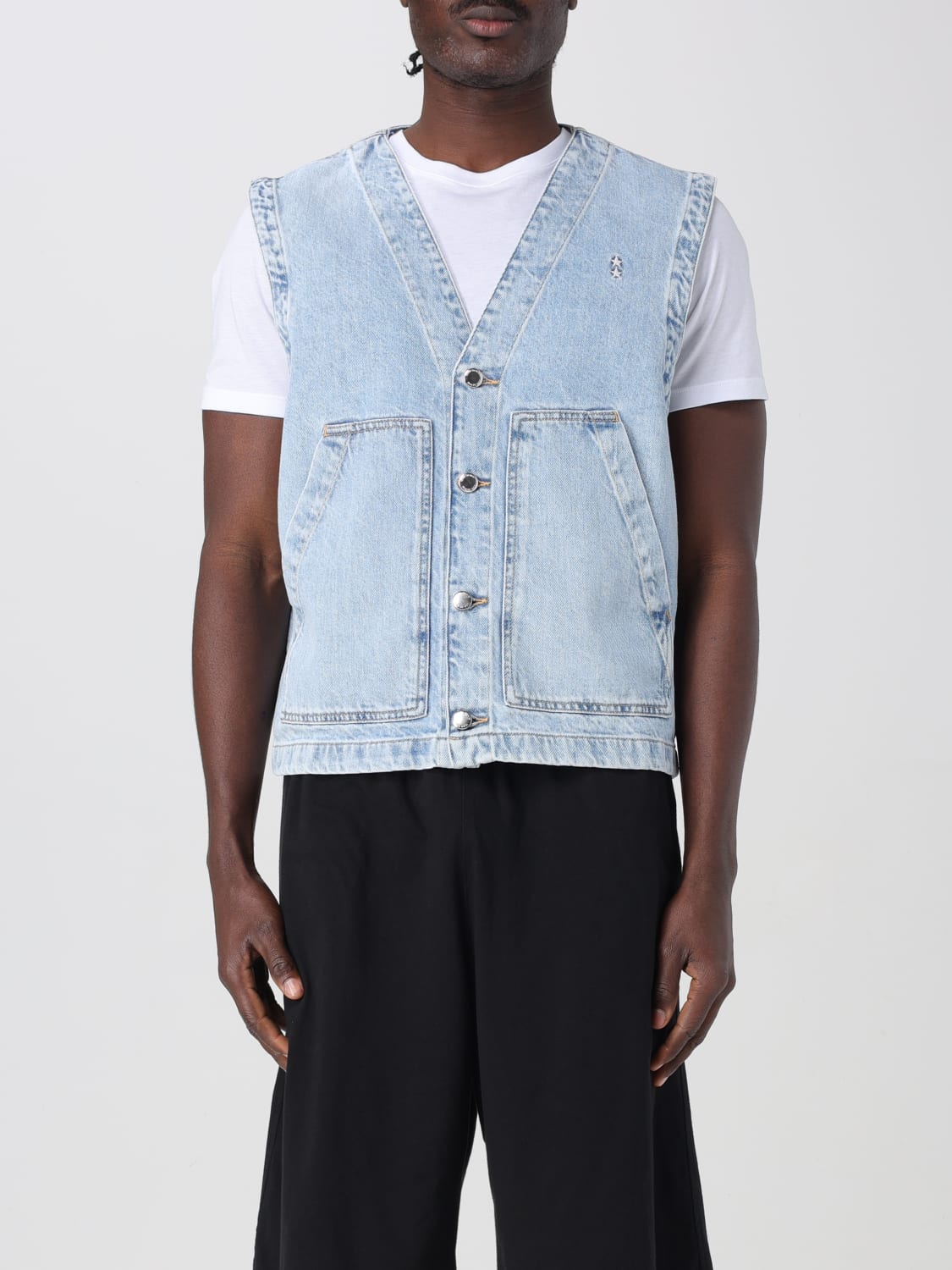 ICON DENIM LOS ANGELES JACKET: Blazer men Icon Denim Los Angeles, Stone Washed - Img 1