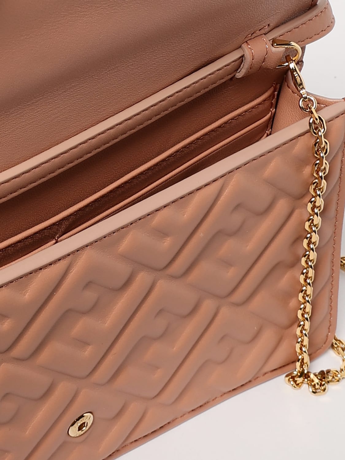 FENDI レディース ショルダーバッグ 8M0498 AAJD F1SK3 FENDI フェンディ ショルダーバッグ WALLET ON CHAIN 8M0498