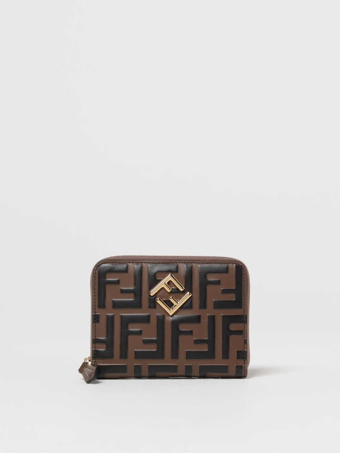 売れ筋がひ贈り物！ FENDI: Wallet woman - Brown | Fendi wallet 8M0508 ADYM 小物