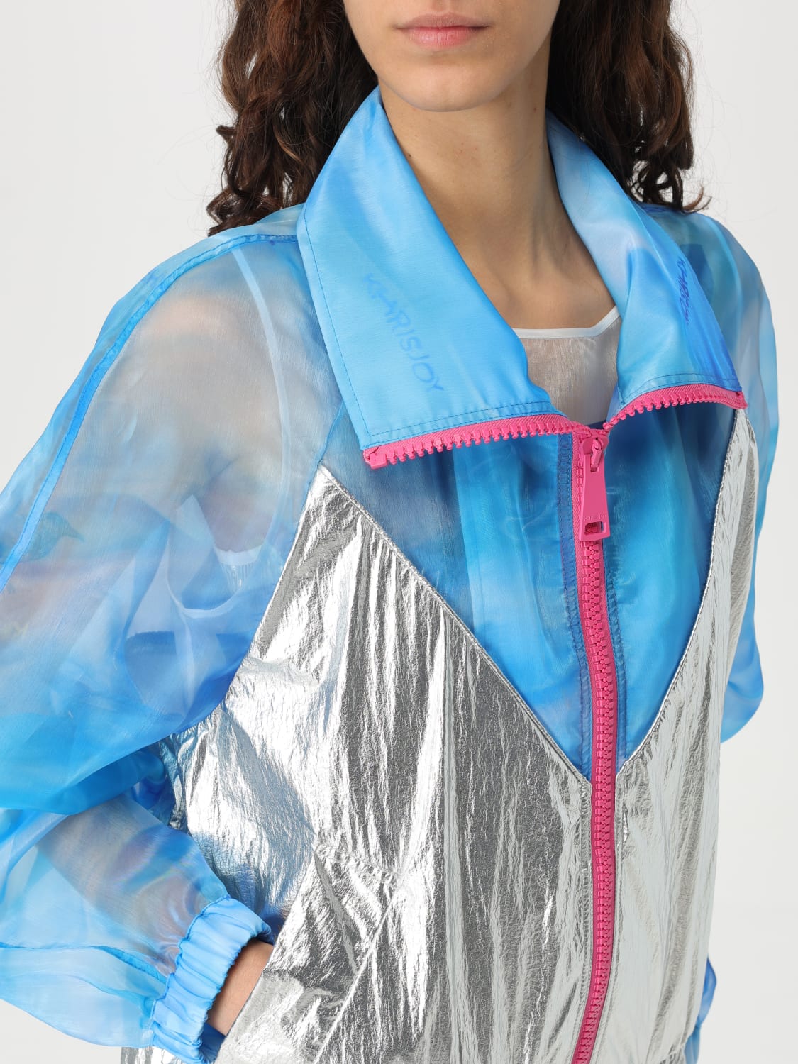 KHRISJOY GIACCA: Giubbotto Khrisjoy in nylon , Azzurro - Img 5