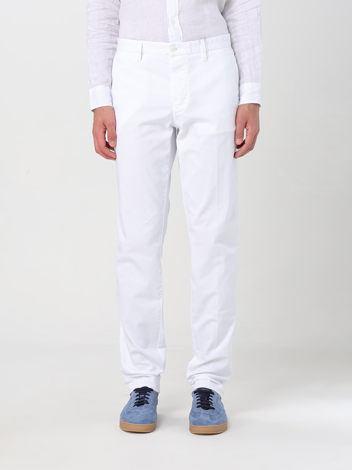 BLAUER PANTS: Pants men Blauer, White - Img 1