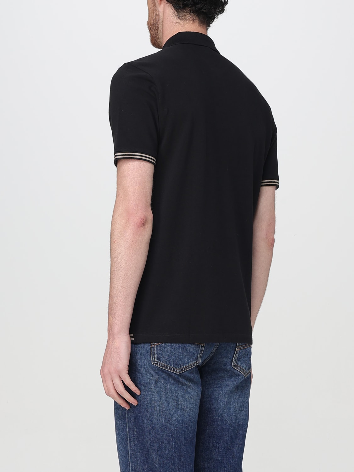 BLAUER POLO: Polo herren Blauer, Schwarz - Img 2