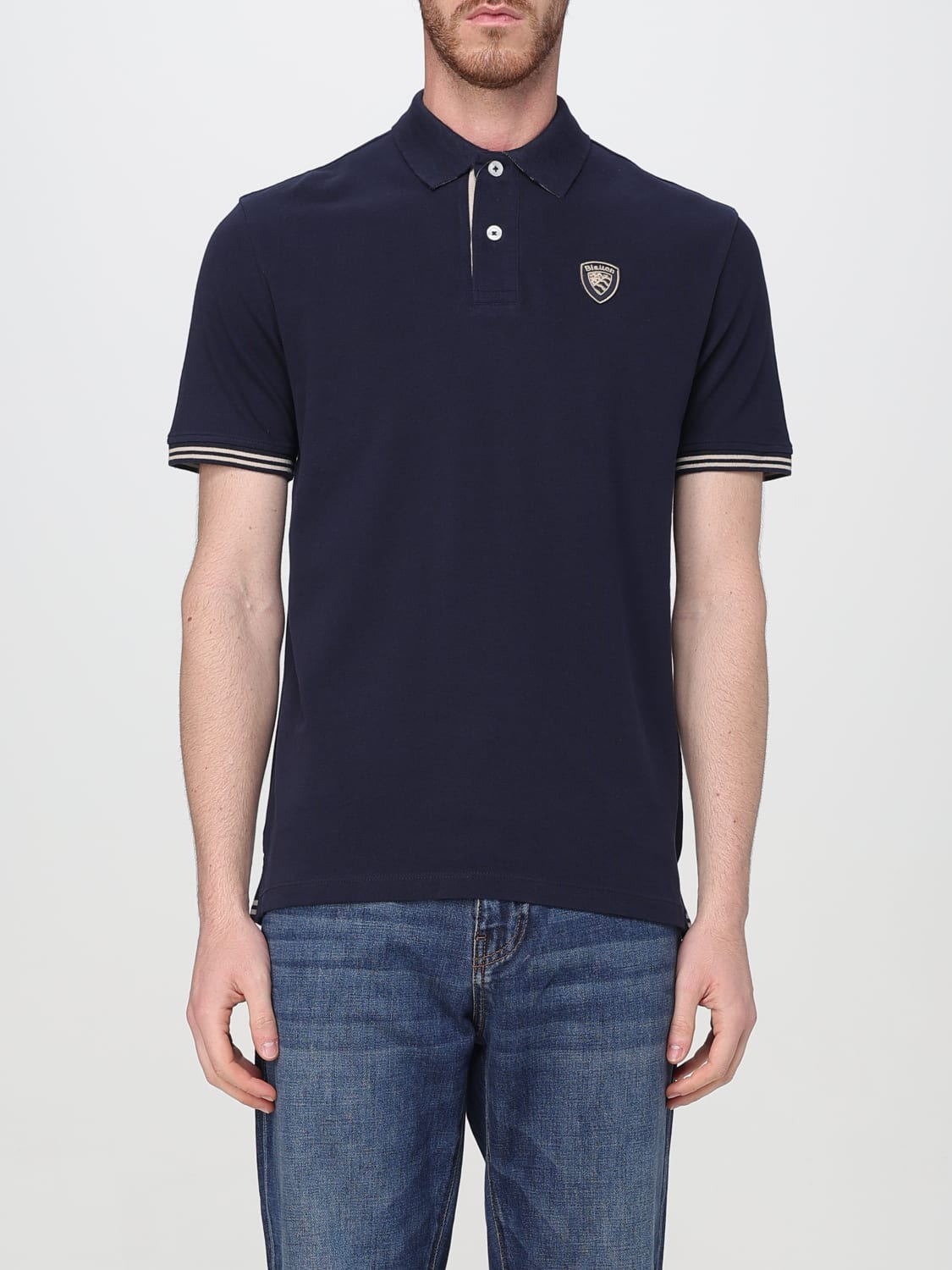 BLAUER POLO: Polo homme Blauer, Bleu - Img 1