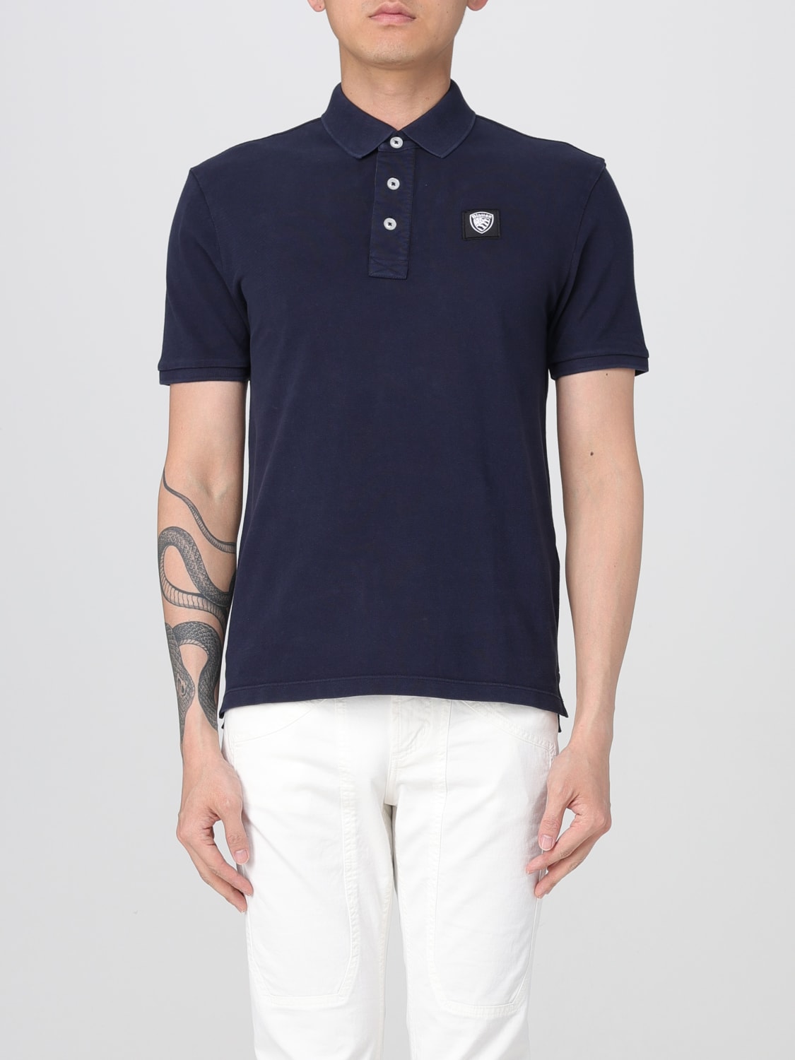 BLAUER POLO: Polo hombre Blauer, Azul Oscuro - Img 1
