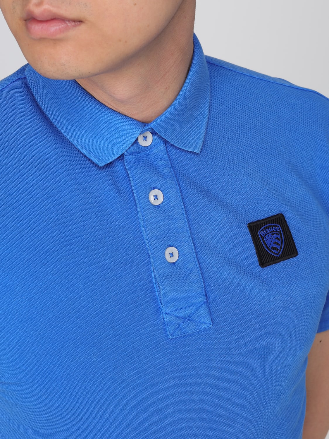 BLAUER POLO: Polo hombre Blauer, Royal Blue - Img 3