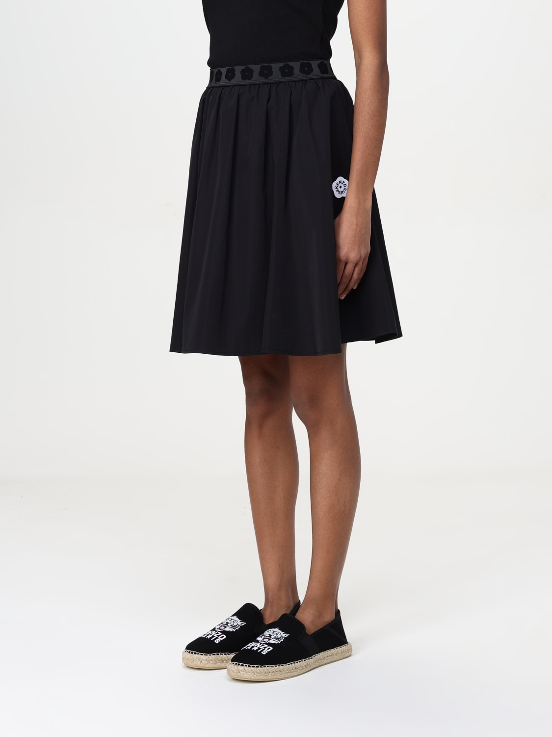 スカート KENZO Woman Skirt Black FF52JU3099FI 99 Kenzo Skirt - Black - Women | FF52JU3099FI99 | thebs.com
