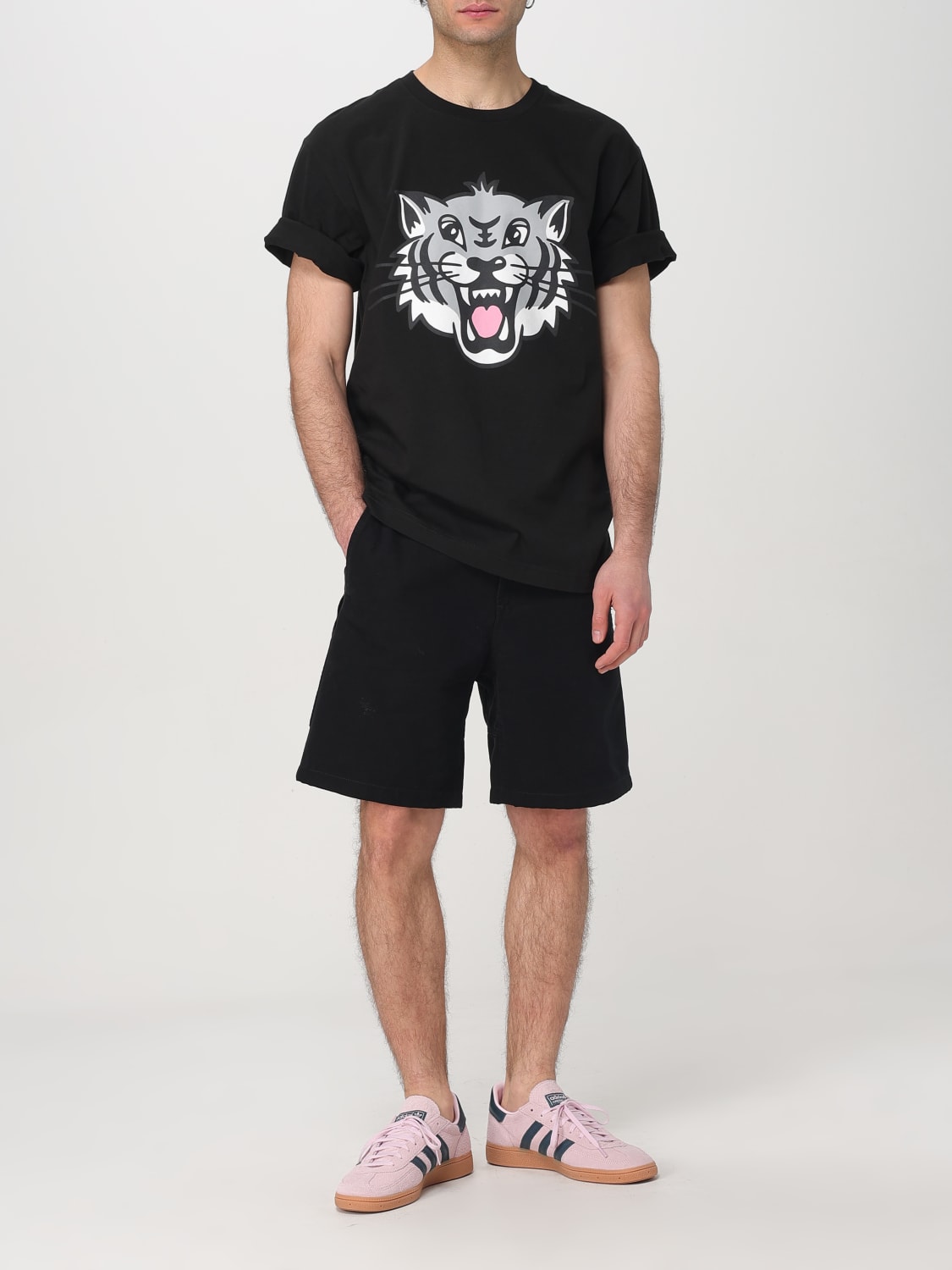 Tシャツ・カットソー KENZO Men T-shirt Black FF55TS5334SG 99J KENZO: T-shirt men - Black | Kenzo t-shirt FF55TS5334SG