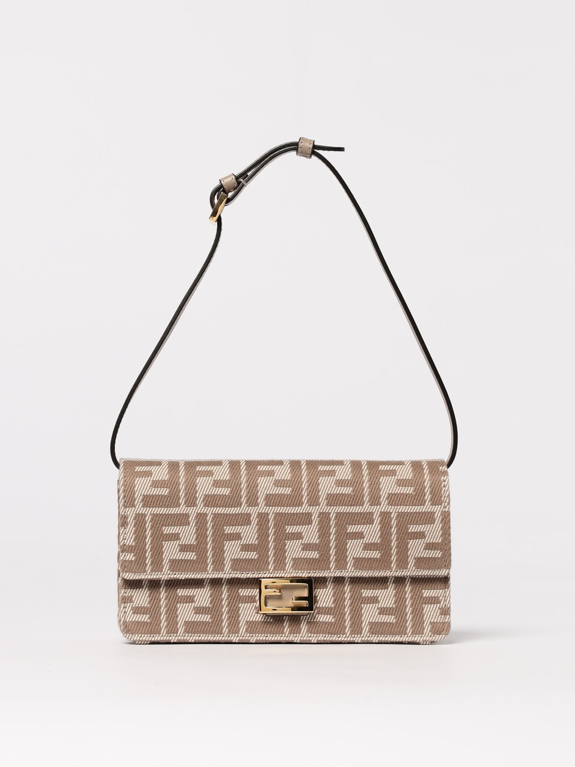 FENDI レディース ショルダーバッグ 8M0498 AUNJ F1SKL FENDI: Shoulder bag woman - Beige | Fendi shoulder bag