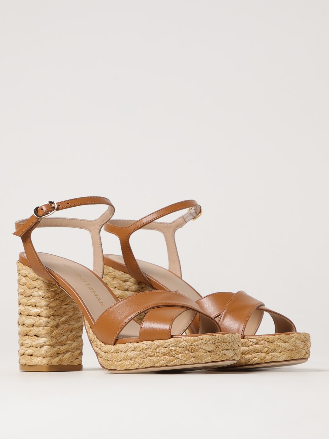 STUART WEITZMAN HEELED SANDAL: Shoes woman Stuart Weitzman, Leather - Img 2