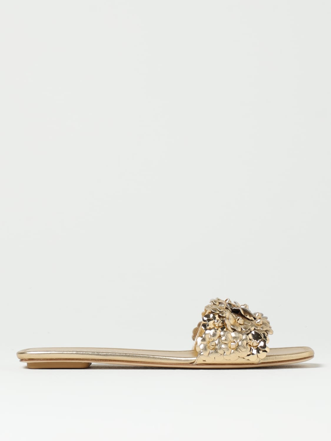 STUART WEITZMAN FLAT SANDAL: Shoes woman Stuart Weitzman, Gold - Img 1