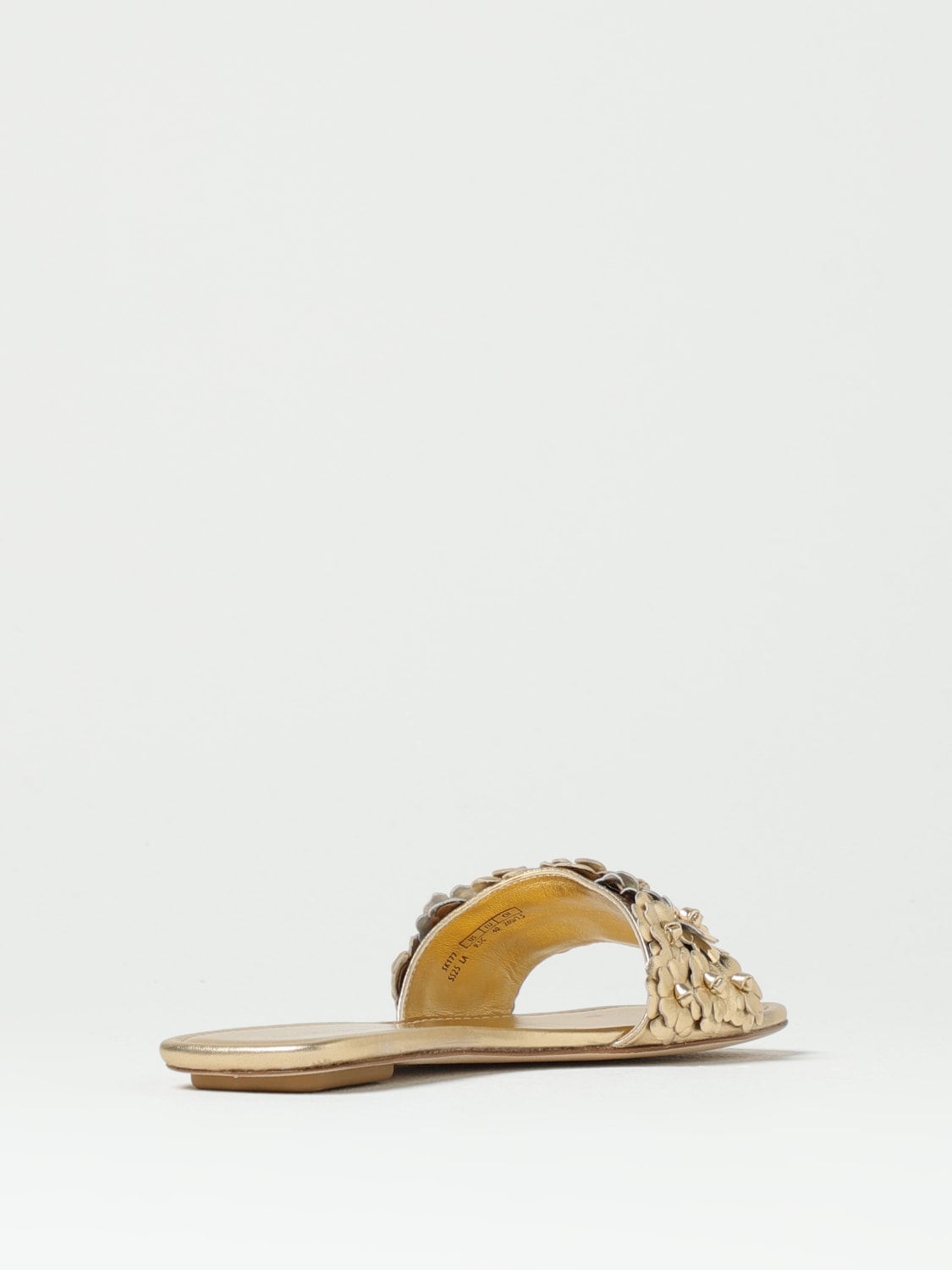 STUART WEITZMAN FLAT SANDAL: Shoes woman Stuart Weitzman, Gold - Img 3