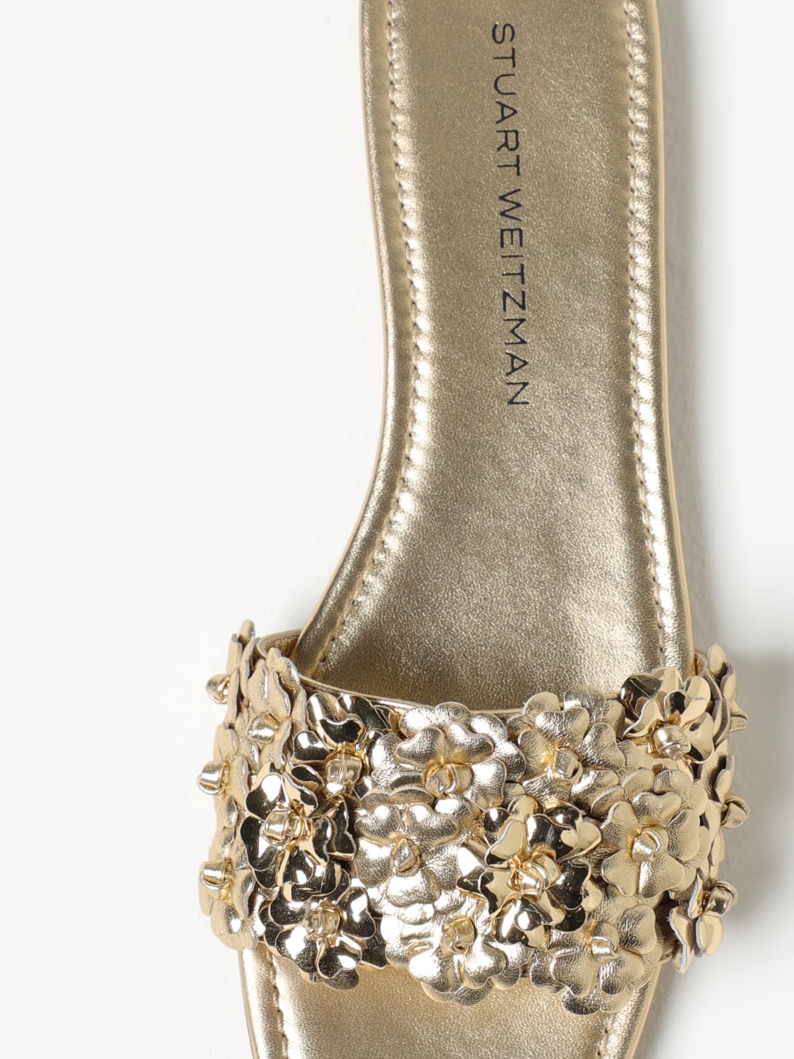 STUART WEITZMAN FLAT SANDAL: Shoes woman Stuart Weitzman, Gold - Img 4