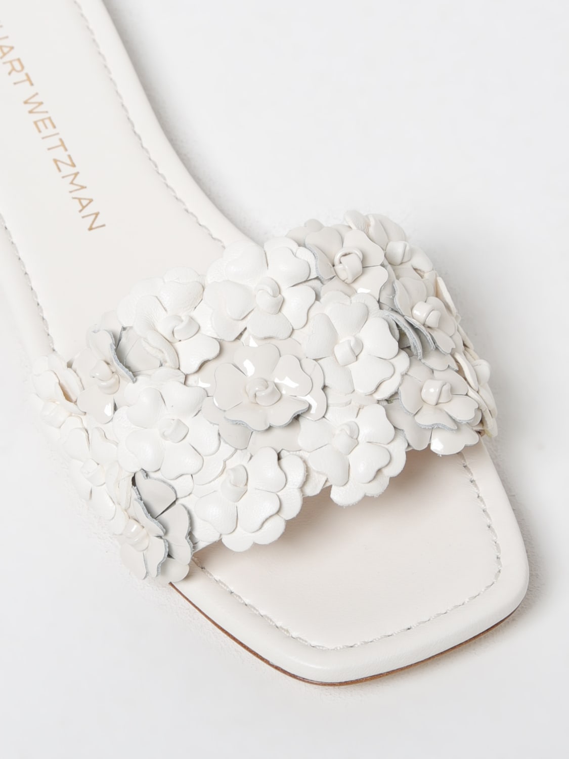 STUART WEITZMAN HEELED SANDAL: Shoes woman Stuart Weitzman, Cream - Img 4