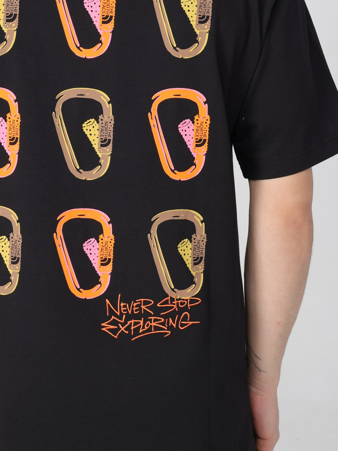 THE NORTH FACE T-SHIRT: T-shirt men The North Face, Black - Img 3