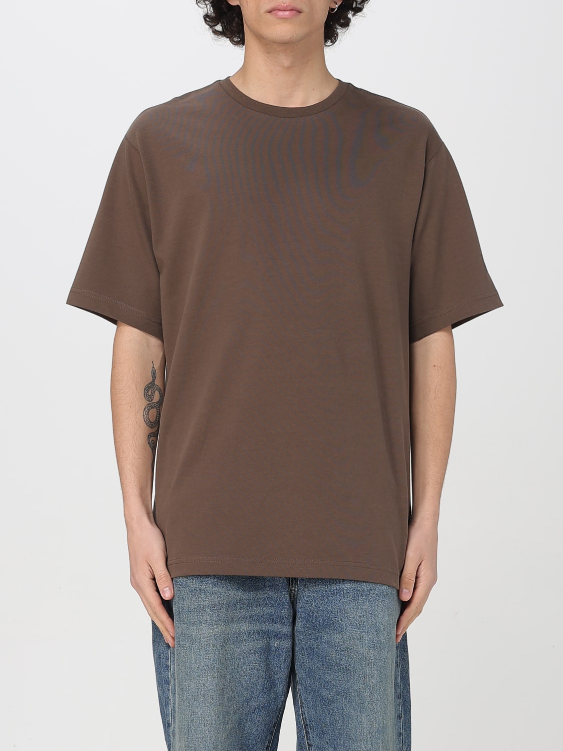 THE NORTH FACE T-SHIRT: T-shirt men The North Face, Brown - Img 1