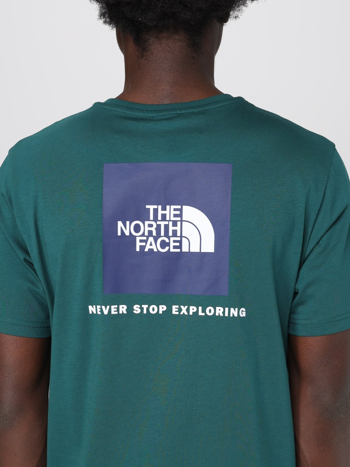 THE NORTH FACE：Tシャツ メンズ - グリーン | GIGLIO.COM