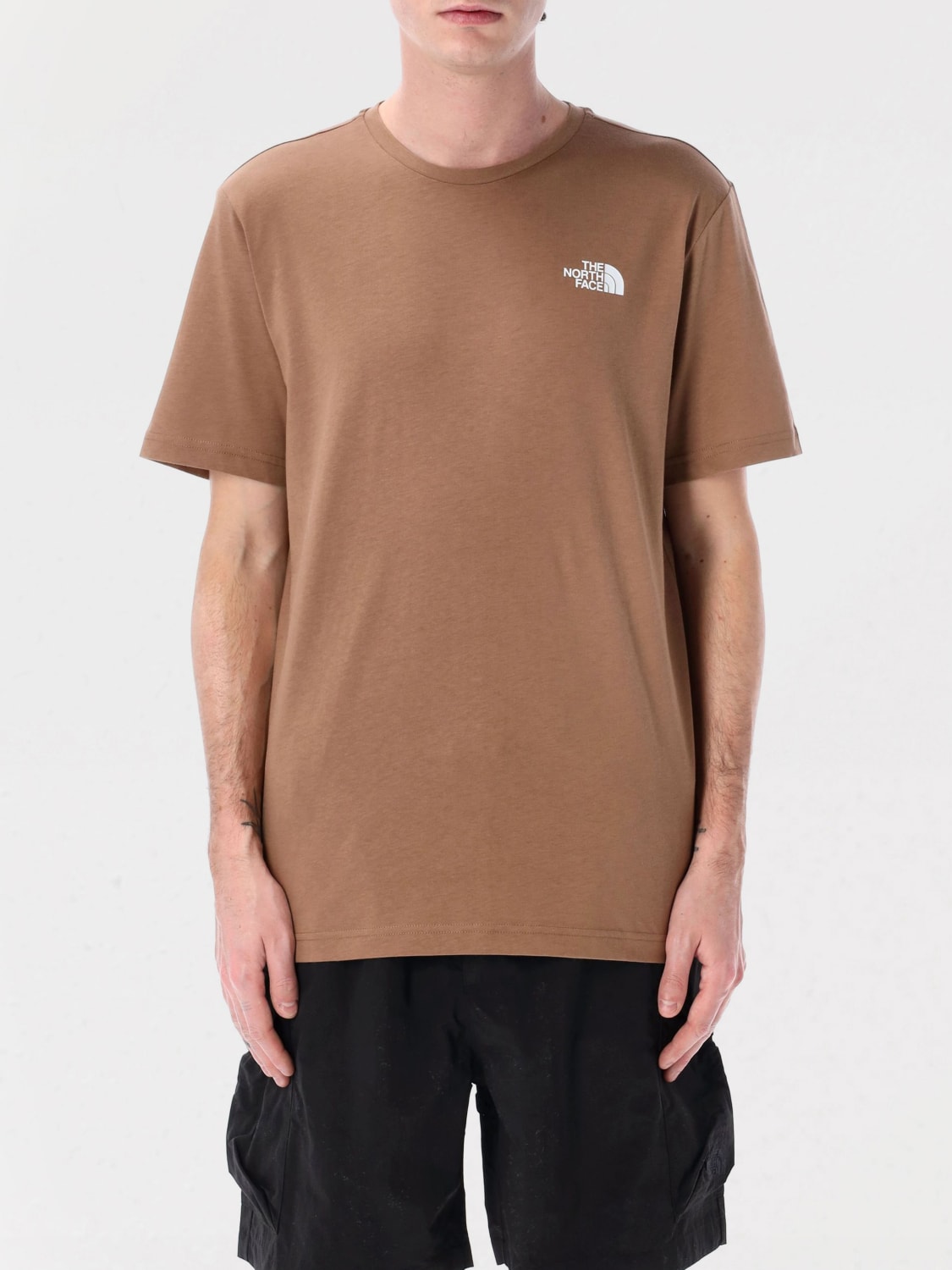 THE NORTH FACE T-SHIRT: T-shirt men The North Face, Brown - Img 1