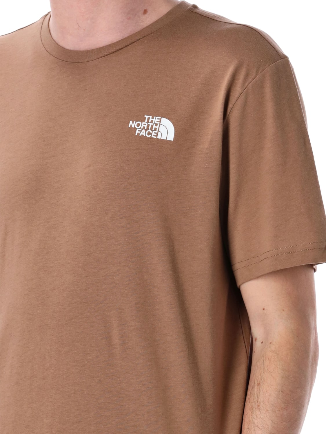 THE NORTH FACE T-SHIRT: T-shirt men The North Face, Brown - Img 3