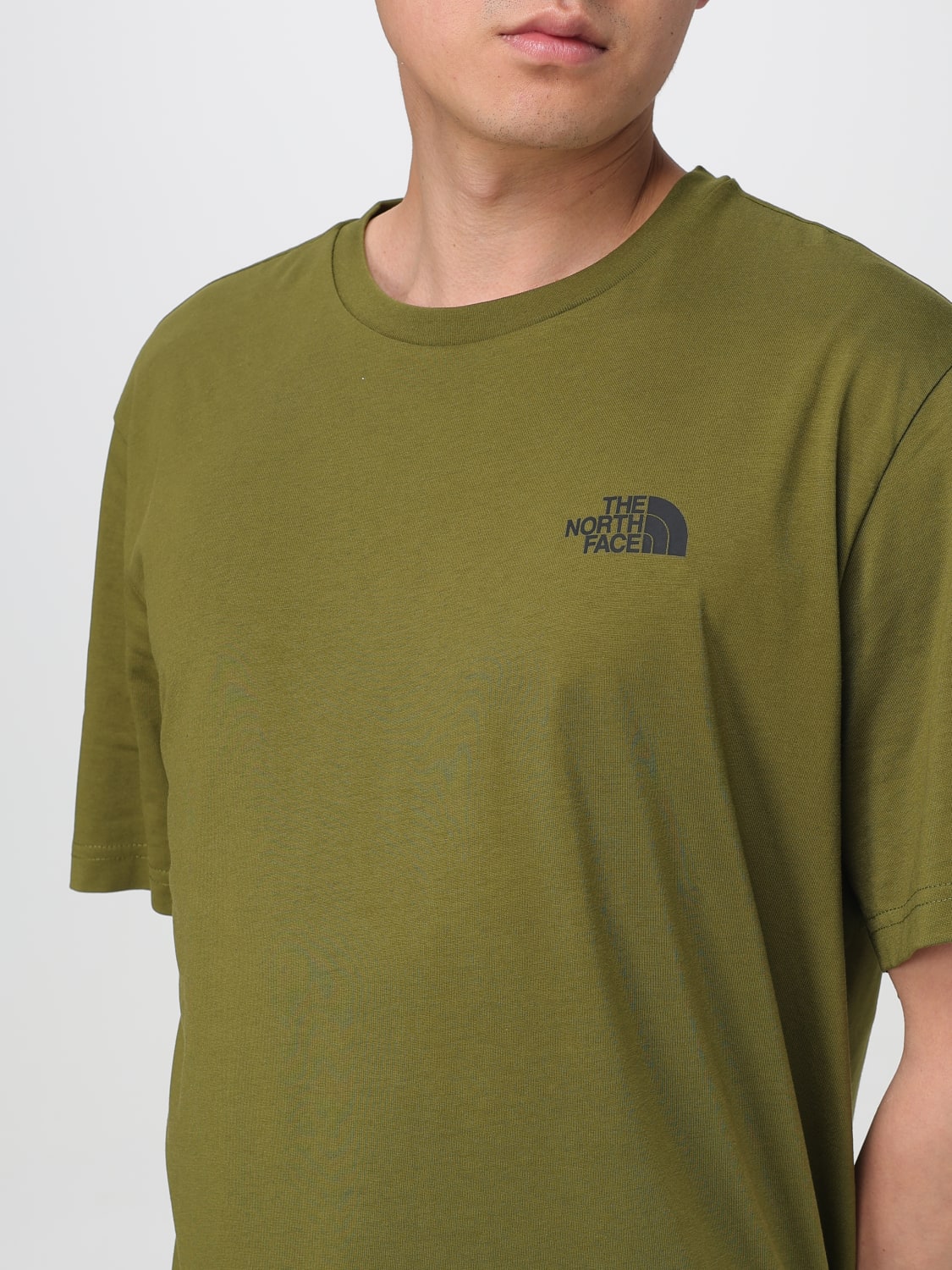 THE NORTH FACE T-SHIRT: T-shirt in cotone The North Face, Oliva - Img 3