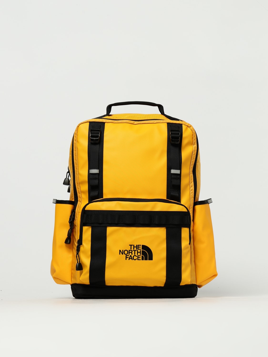 THE NORTH FACE ZAINO: Zaino Base Camp The North Face in nylon riciclato riverstito in PVC , Giallo - Img 1