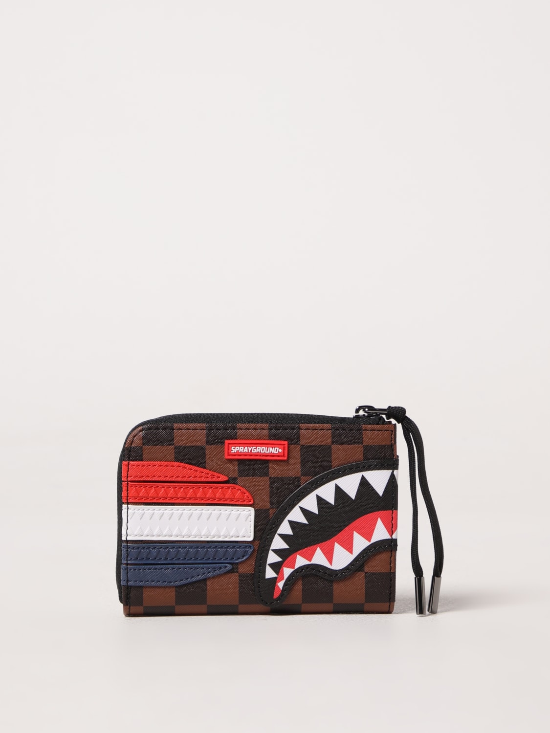 SPRAYGROUND WALLET: Wallet men Sprayground, Brown - Img 1