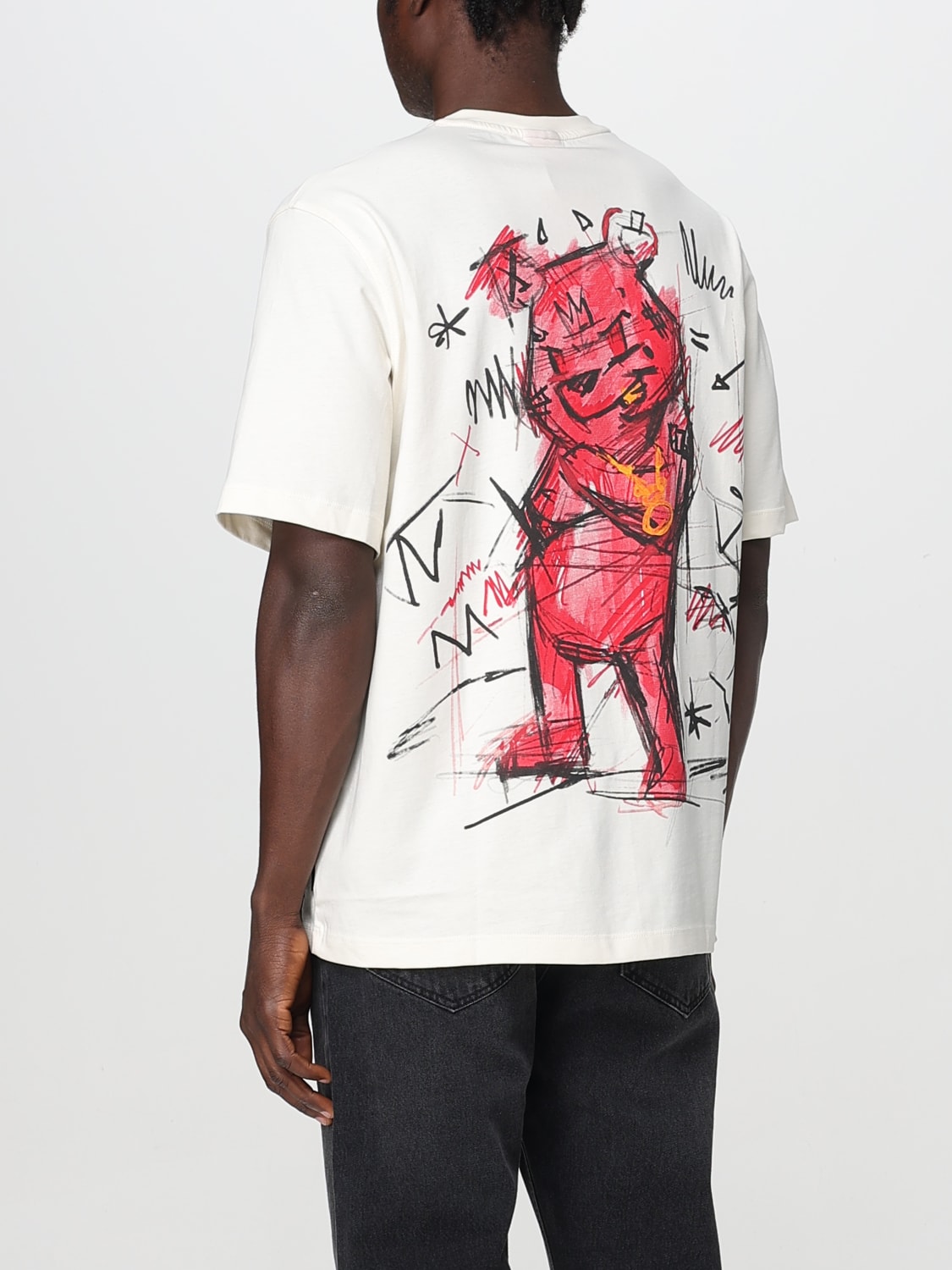SPRAYGROUND T-SHIRT: T-shirt men Sprayground, Ivory - Img 2