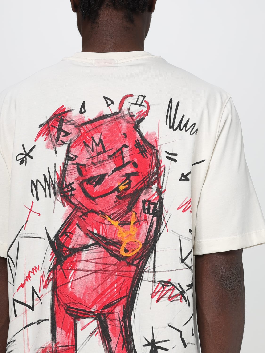 SPRAYGROUND T-SHIRT: T-shirt men Sprayground, Ivory - Img 3