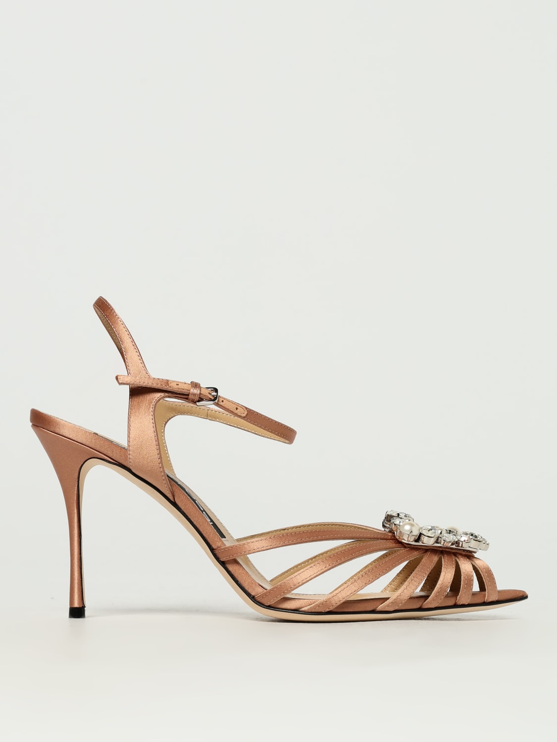 SERGIO ROSSI: Shoes woman - Nude | Sergio Rossi heeled