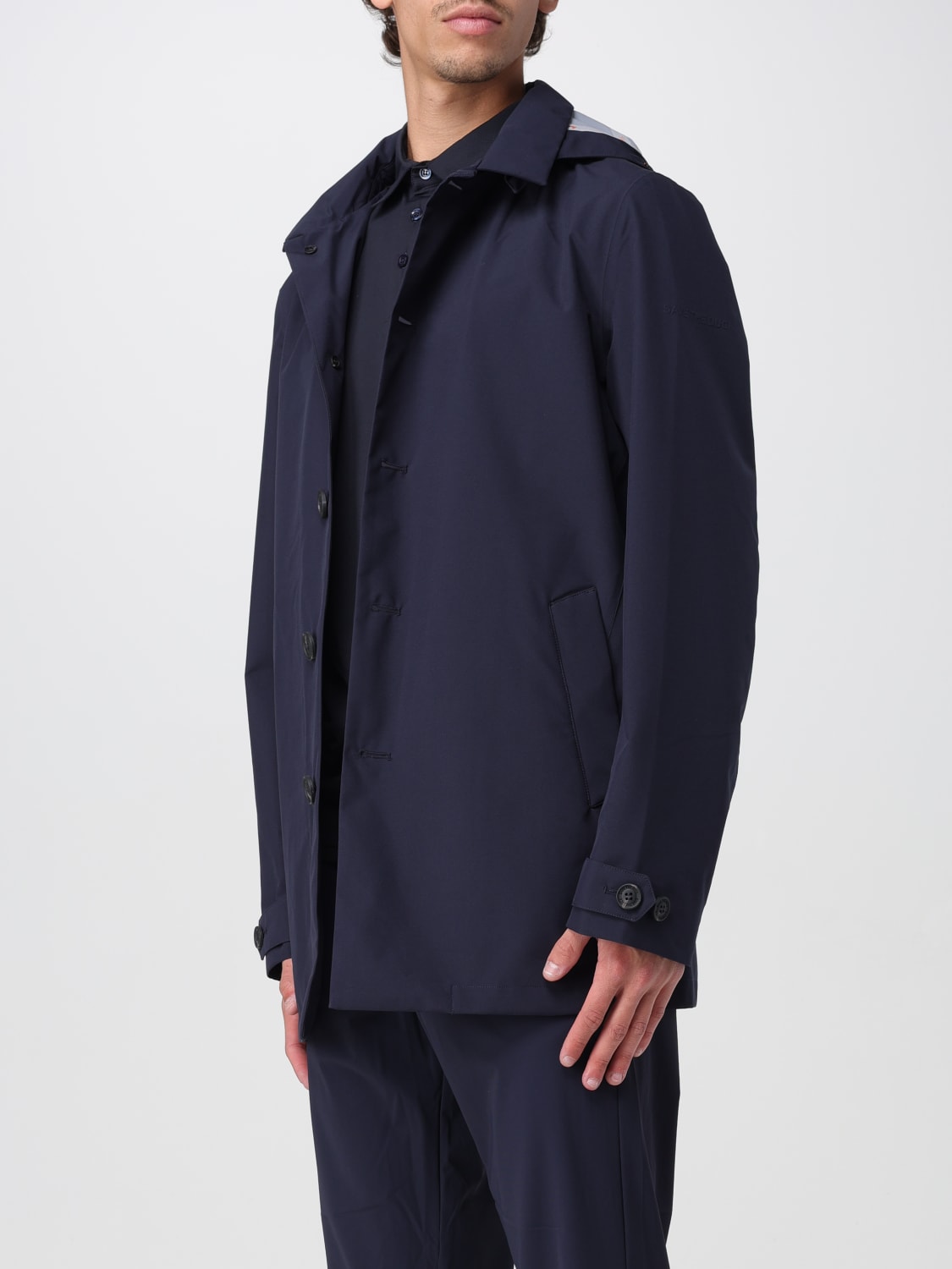 SAVE THE DUCK 外套: 外套 男士 Save The Duck, 蓝色 - Img 3