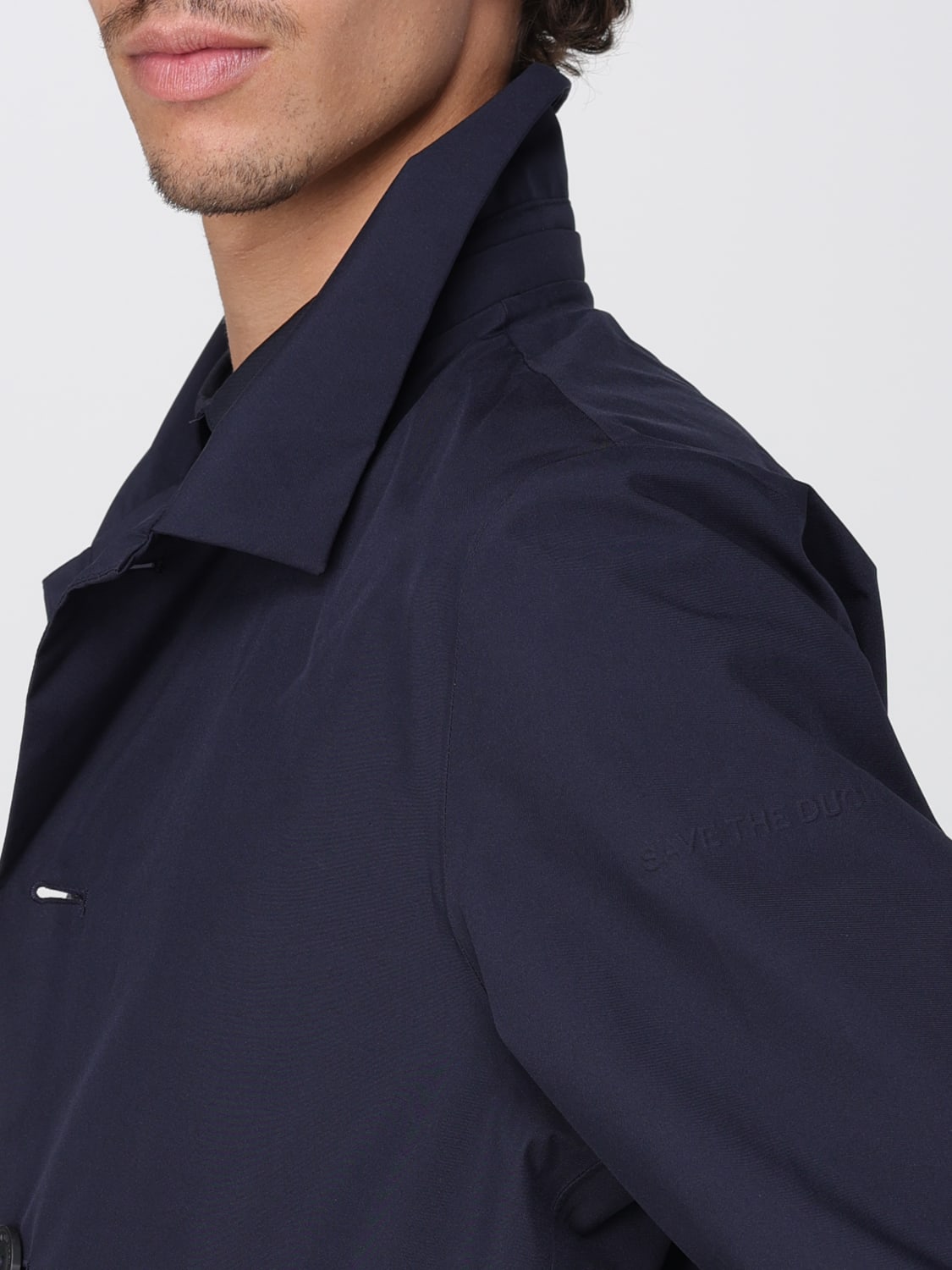 SAVE THE DUCK 外套: 外套 男士 Save The Duck, 蓝色 - Img 4