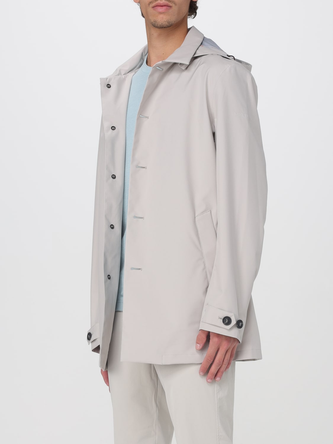 SAVE THE DUCK GIACCA: Giubbotto Save The Duck in tessuto tecnico , Beige - Img 3